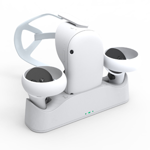 Magnetic charging base with battery set For  Meta Oculus Quest 2 VR